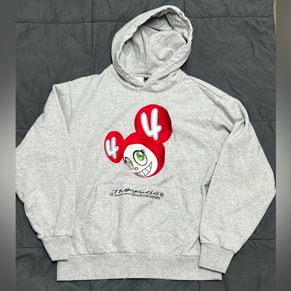 +44 Takashi Murakami Hoodie Circuit De Las Vegas Size Large RARE - Picture 1 of 6